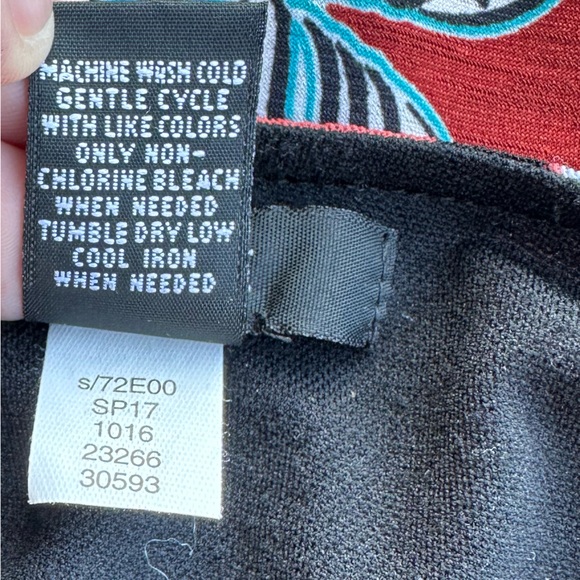 Alfani Layered Mesh Lined Geometric Patterned Women's Top - Picture 9 of 9